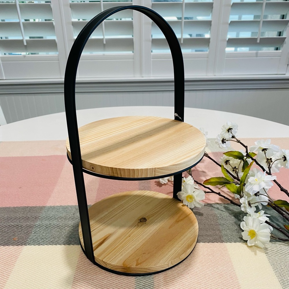 NEW Target Wooden Tiered Tray Bullseye’s Playground - Picture 3 of 6